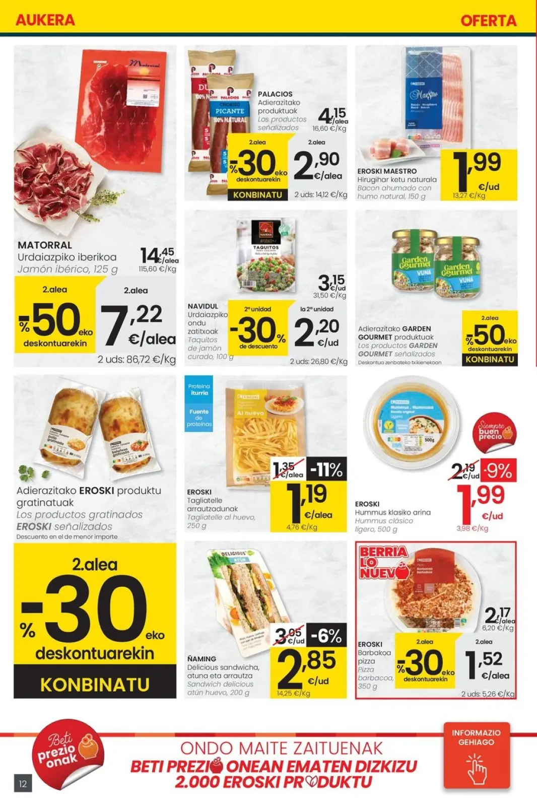 Page 20 dans OFFRE 3 pour 2 chez Eroski Espagne