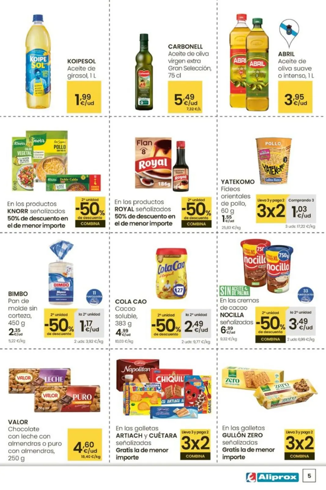 Page 5 dans OFFRE 3 pour 2 chez Eroski Espagne