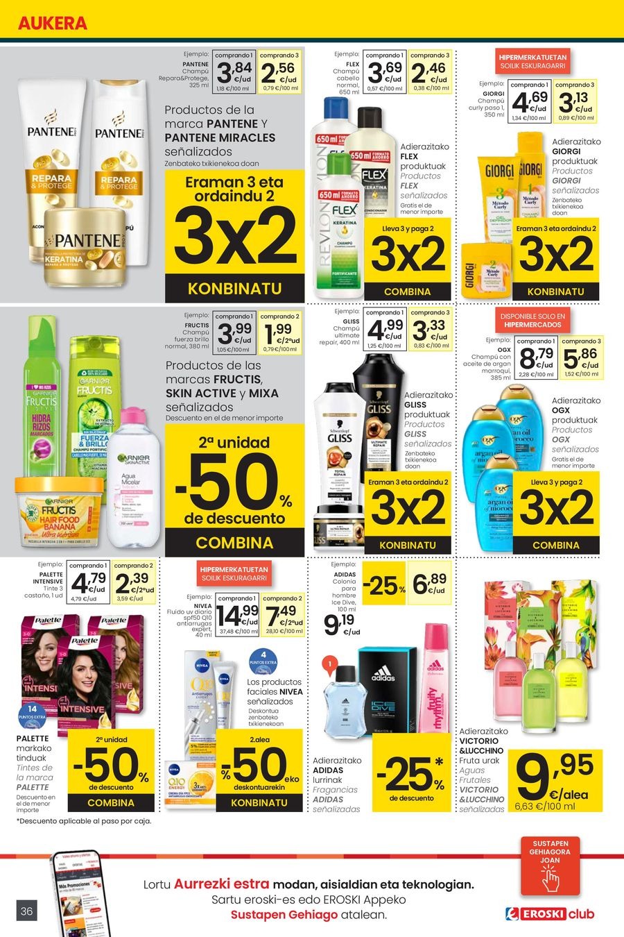 Ofertas de Eroski España de 30 octubre a 11 noviembre 2025 OFERTA 3x2