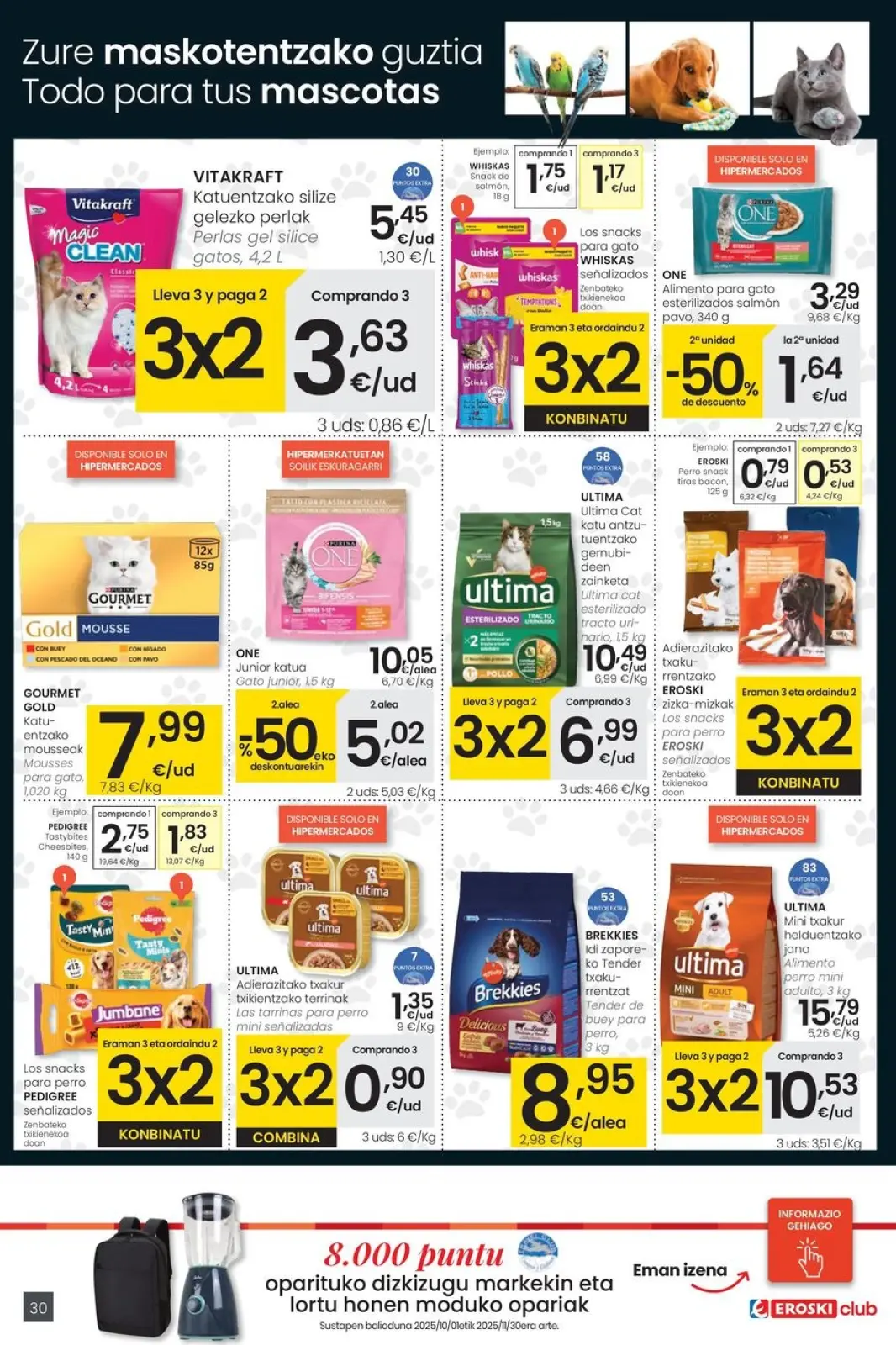 Page 38 dans OFFRE 3 pour 2 chez Eroski Espagne