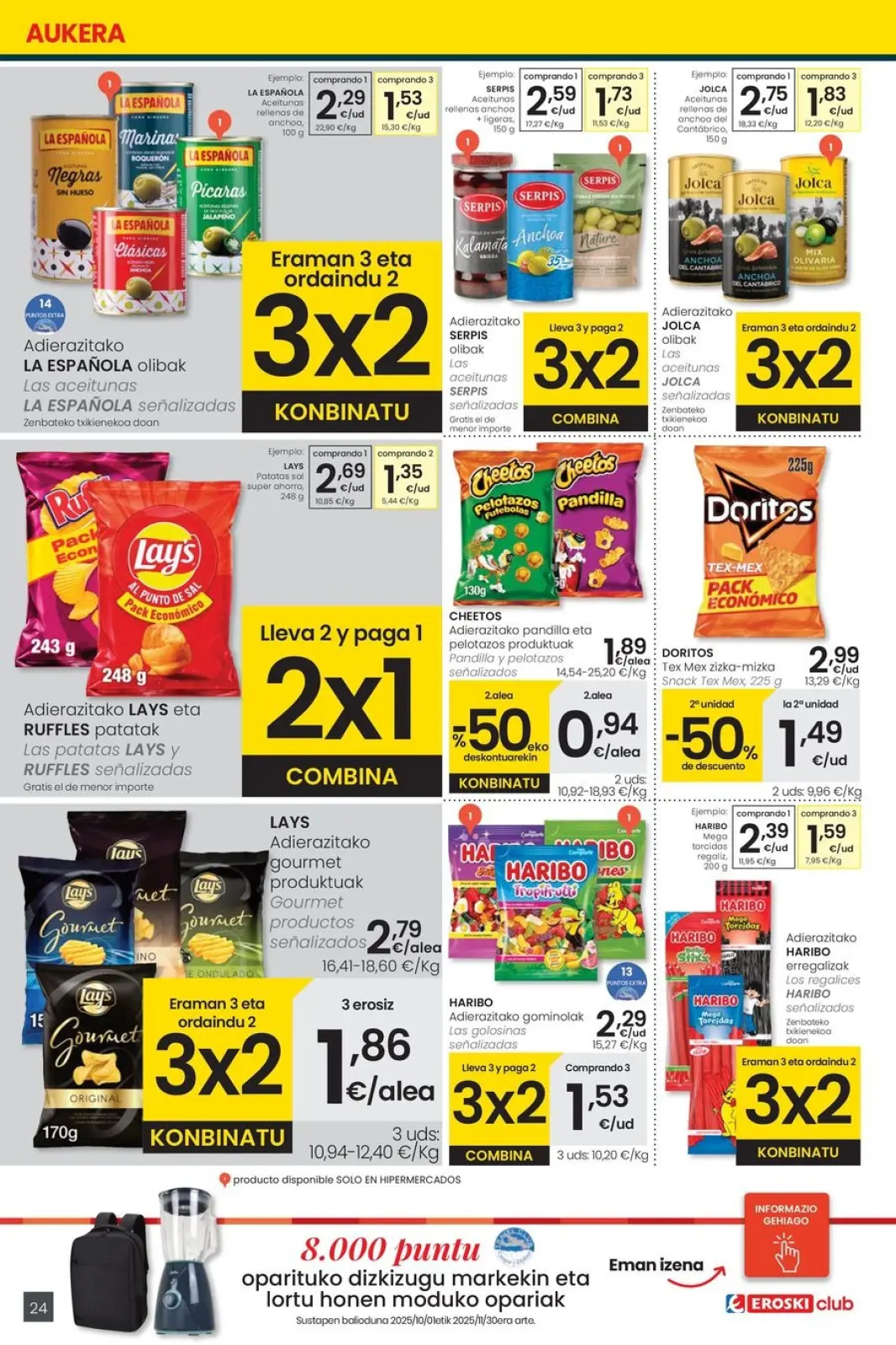 Page 32 dans OFFRE 3 pour 2 chez Eroski Espagne