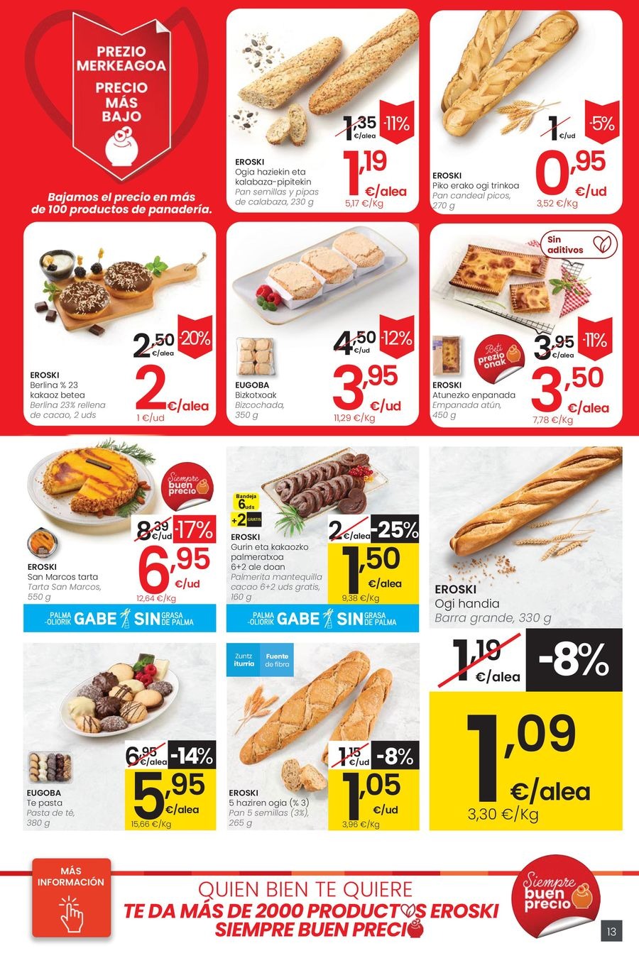 Ofertas de Eroski España de 30 octubre a 11 noviembre 2025 OFERTA 3x2