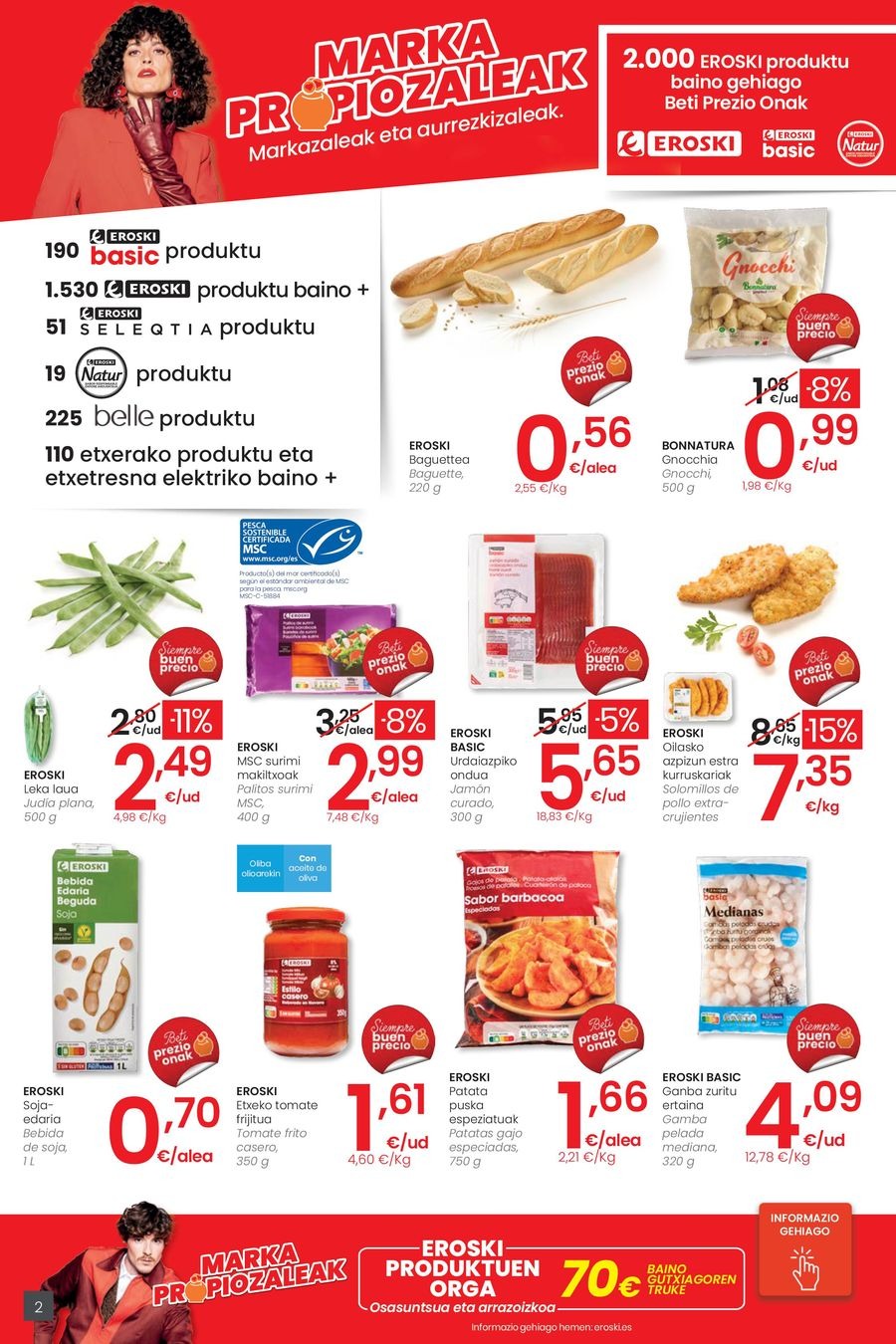 Ofertas de Eroski España de 30 octubre a 11 noviembre 2025 OFERTA 3x2