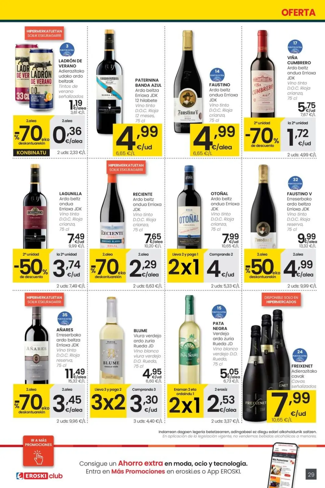 Page 37 dans OFFRE 3 pour 2 chez Eroski Espagne