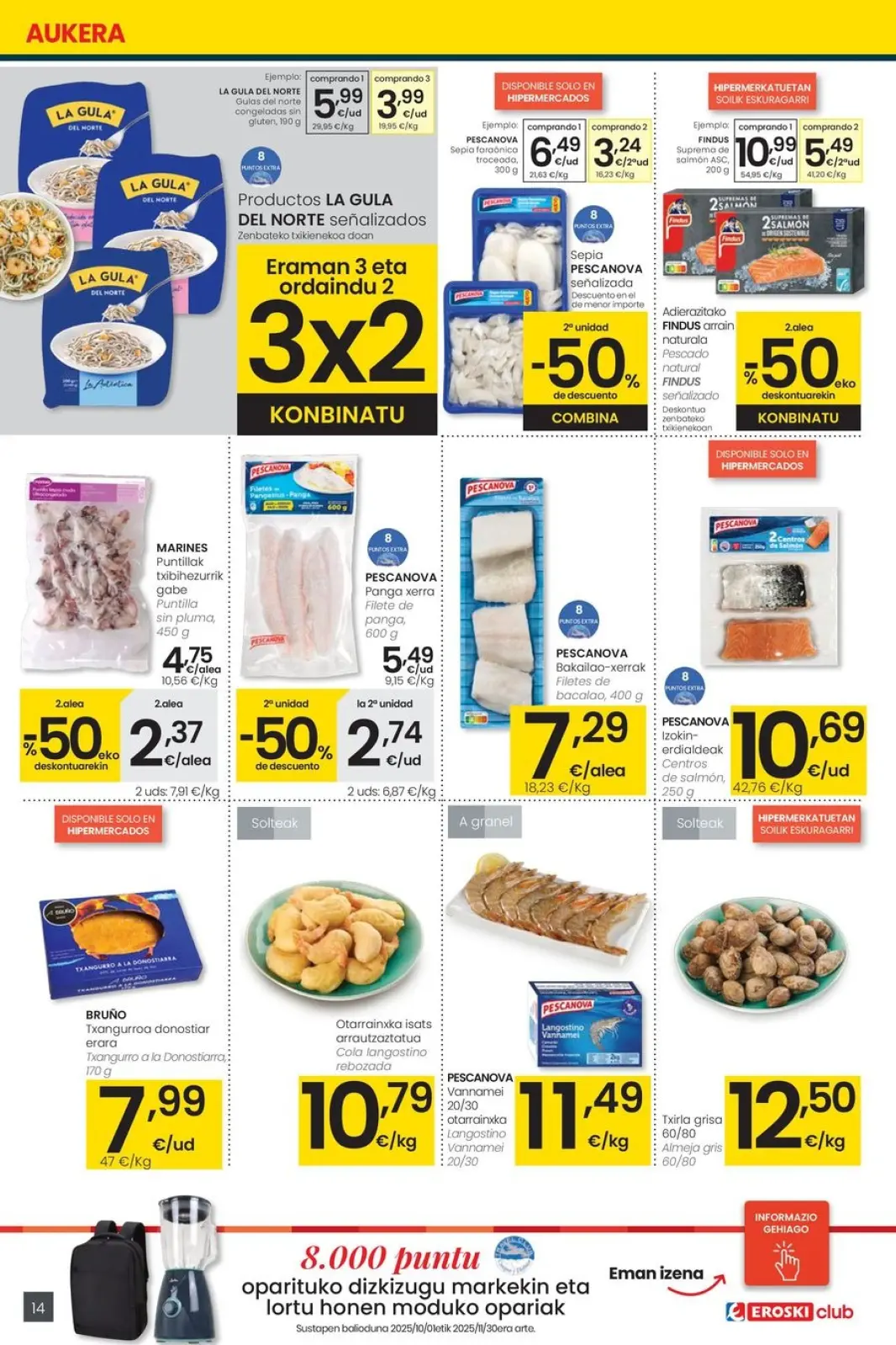 Page 22 dans OFFRE 3 pour 2 chez Eroski Espagne