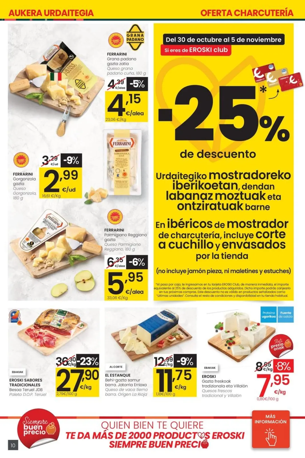 Page 18 dans OFFRE 3 pour 2 chez Eroski Espagne