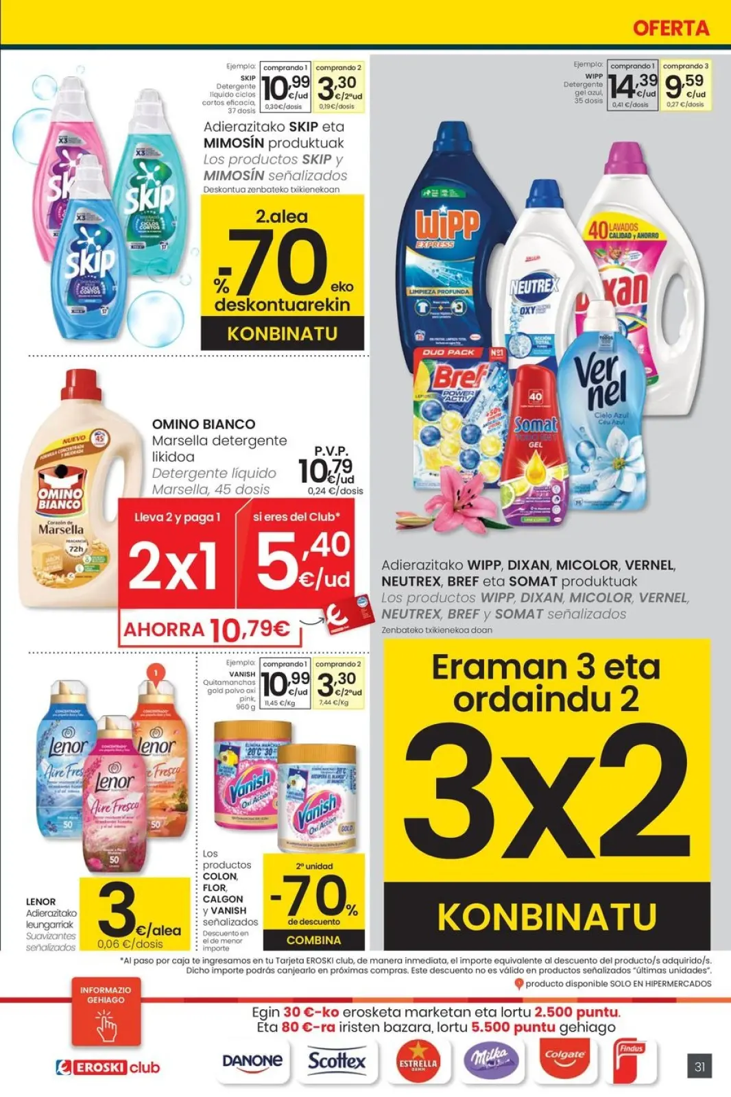 Page 39 dans OFFRE 3 pour 2 chez Eroski Espagne