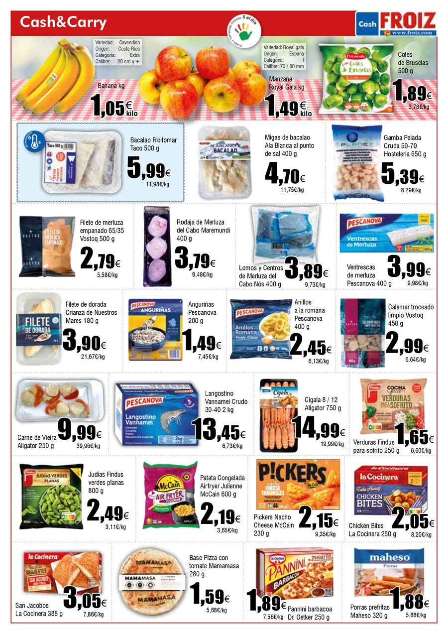 Ofertas de Froiz España de 23 octubre a 11 noviembre 2025 Folleto de ofertas Venta A Profesionales
