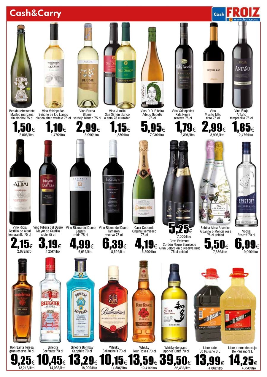 Ofertas de Froiz España de 23 octubre a 11 noviembre 2025 Folleto de ofertas Venta A Profesionales