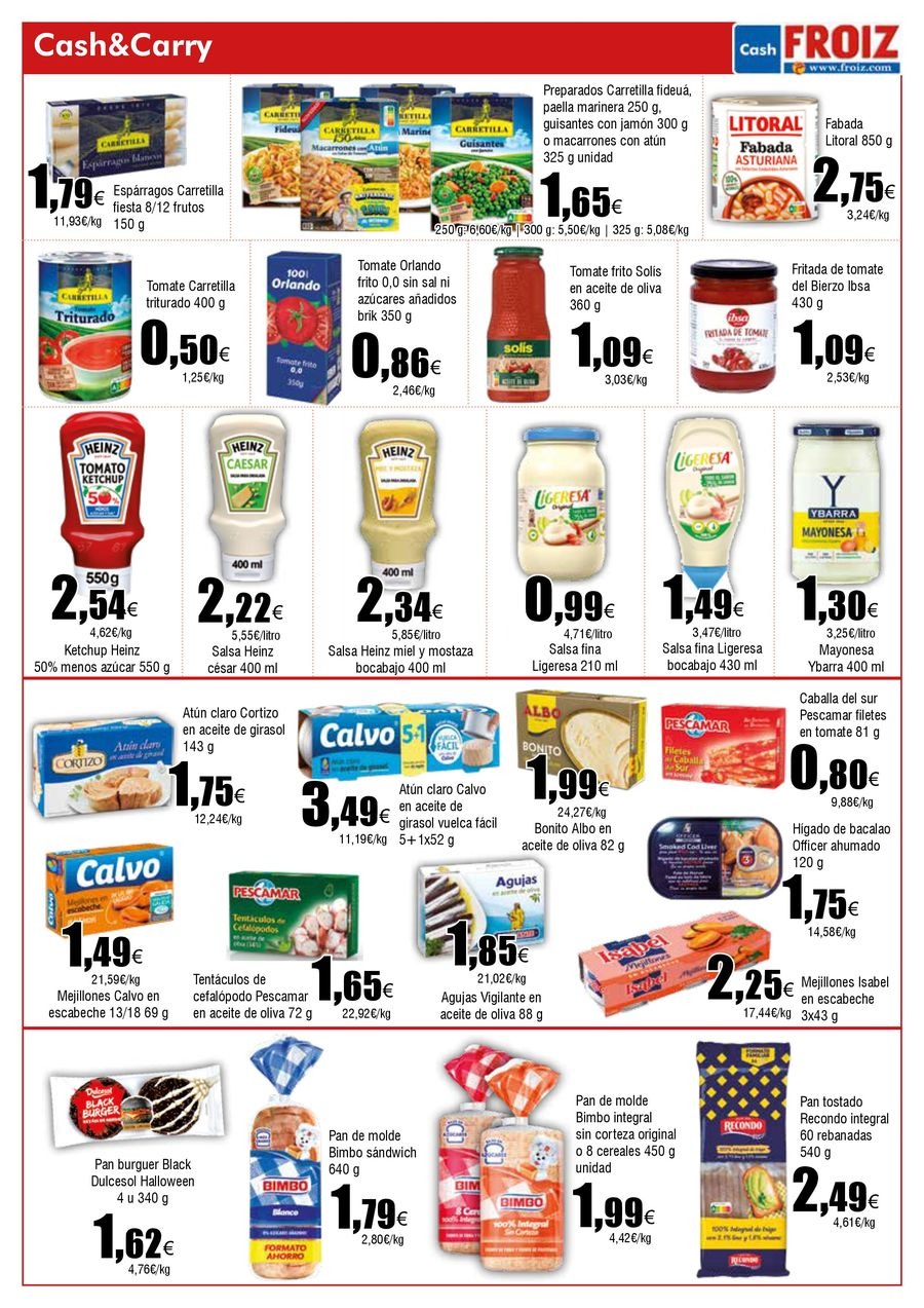 Ofertas de Froiz España de 23 octubre a 11 noviembre 2025 Folleto de ofertas Venta A Profesionales