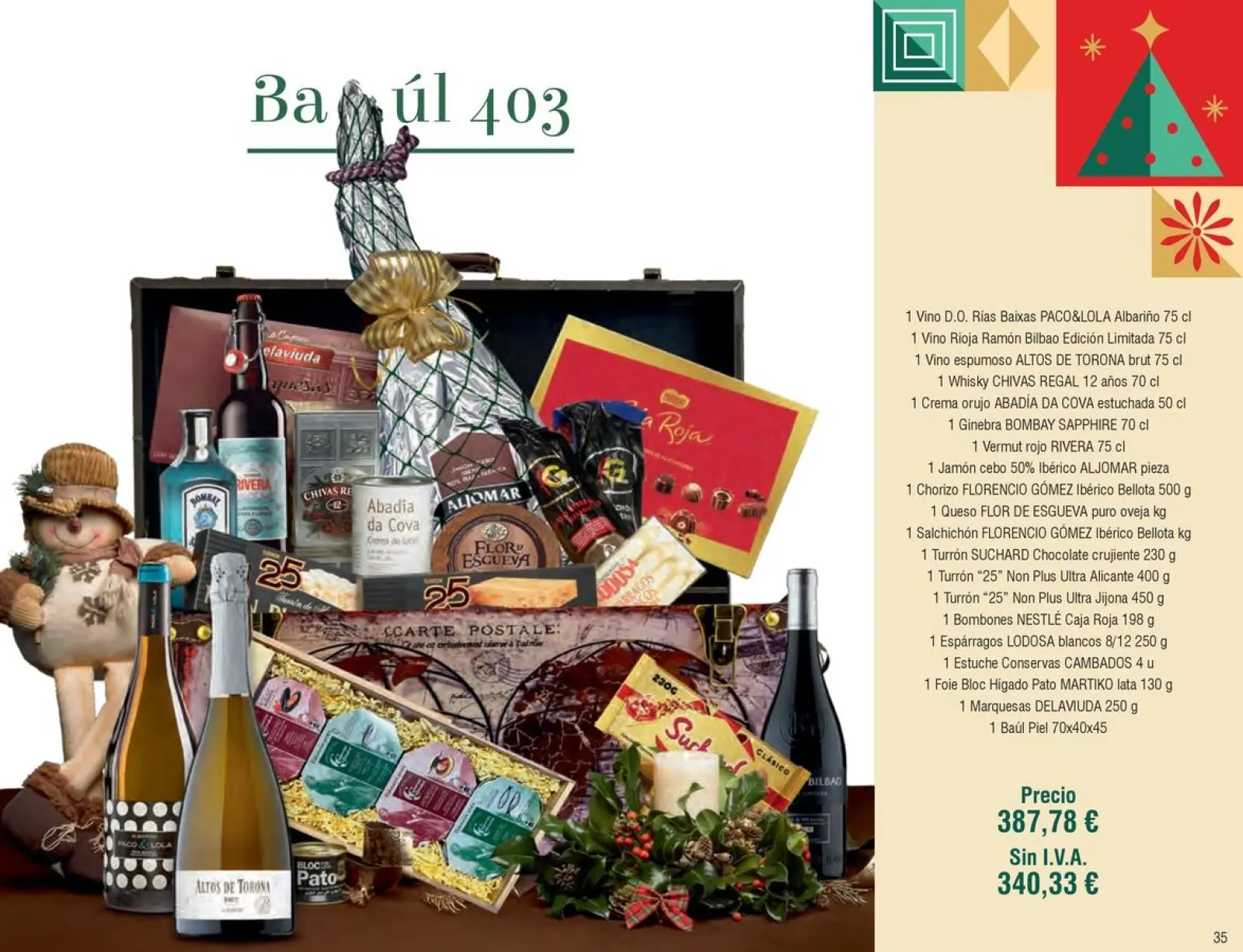 Page 35 dans Brochure des offres de Noël chez Froiz Espagne