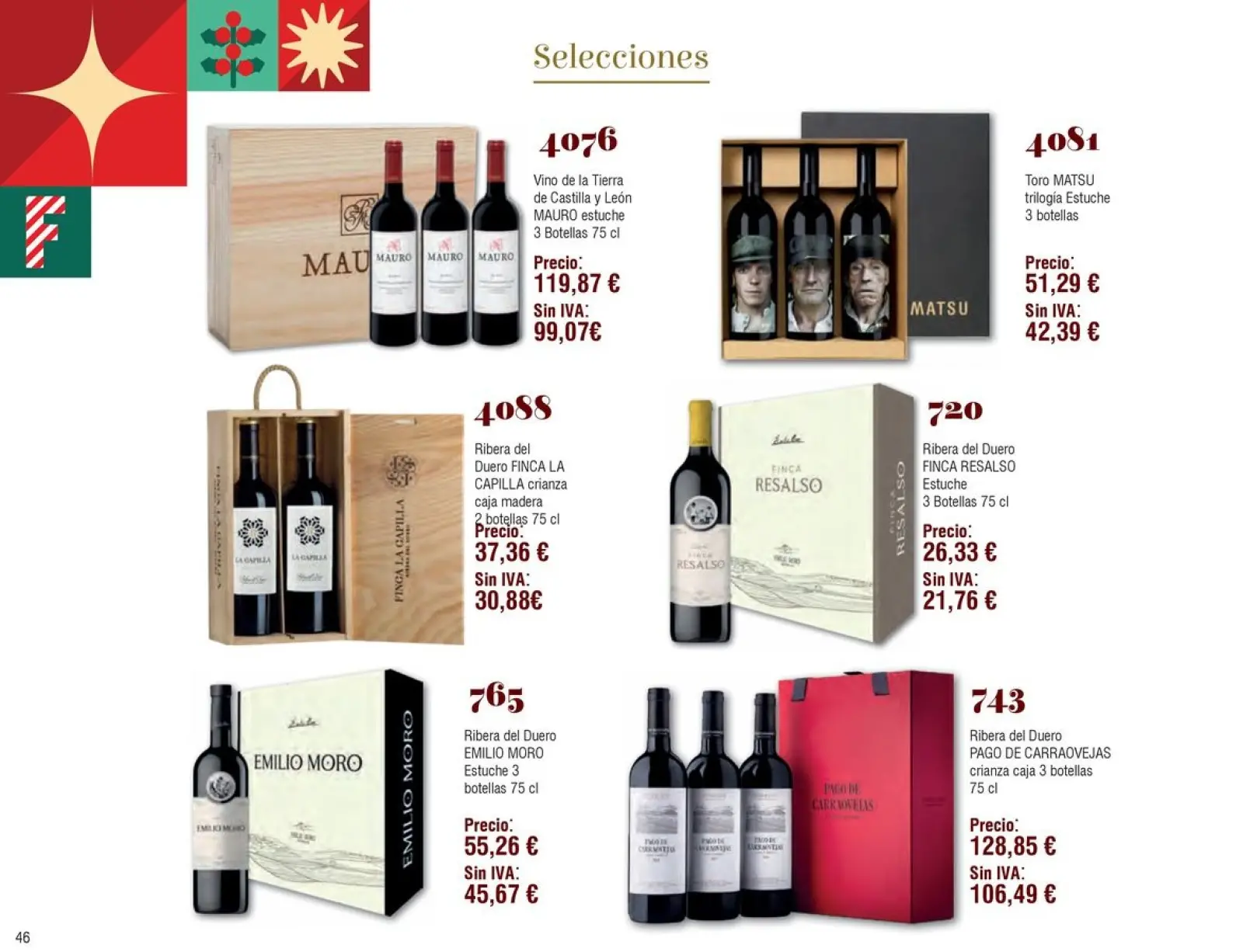 Page 46 dans Brochure des offres de Noël chez Froiz Espagne
