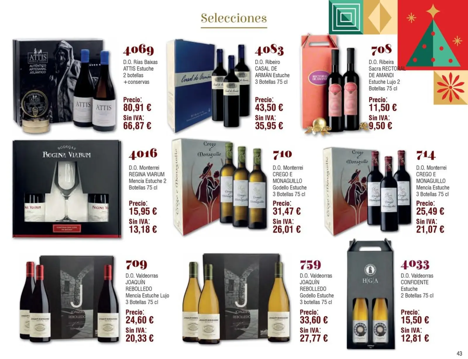 Page 43 dans Brochure des offres de Noël chez Froiz Espagne