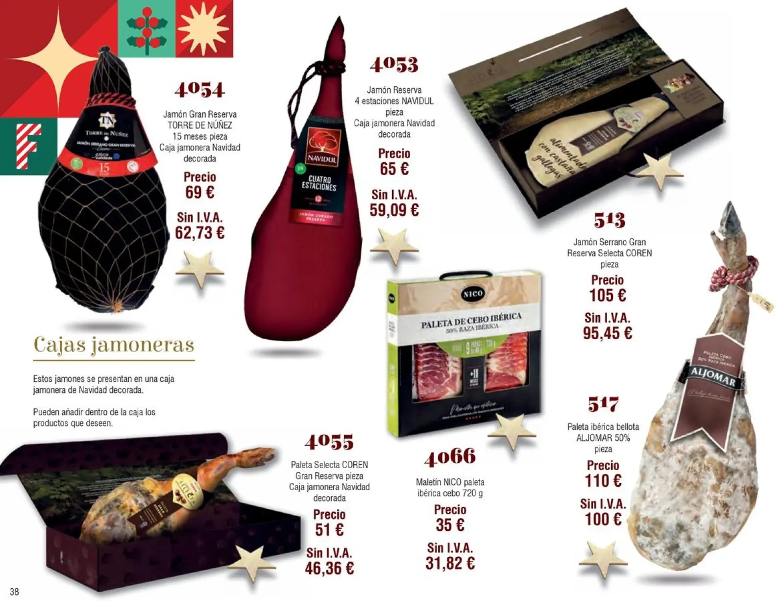 Page 38 dans Brochure des offres de Noël chez Froiz Espagne