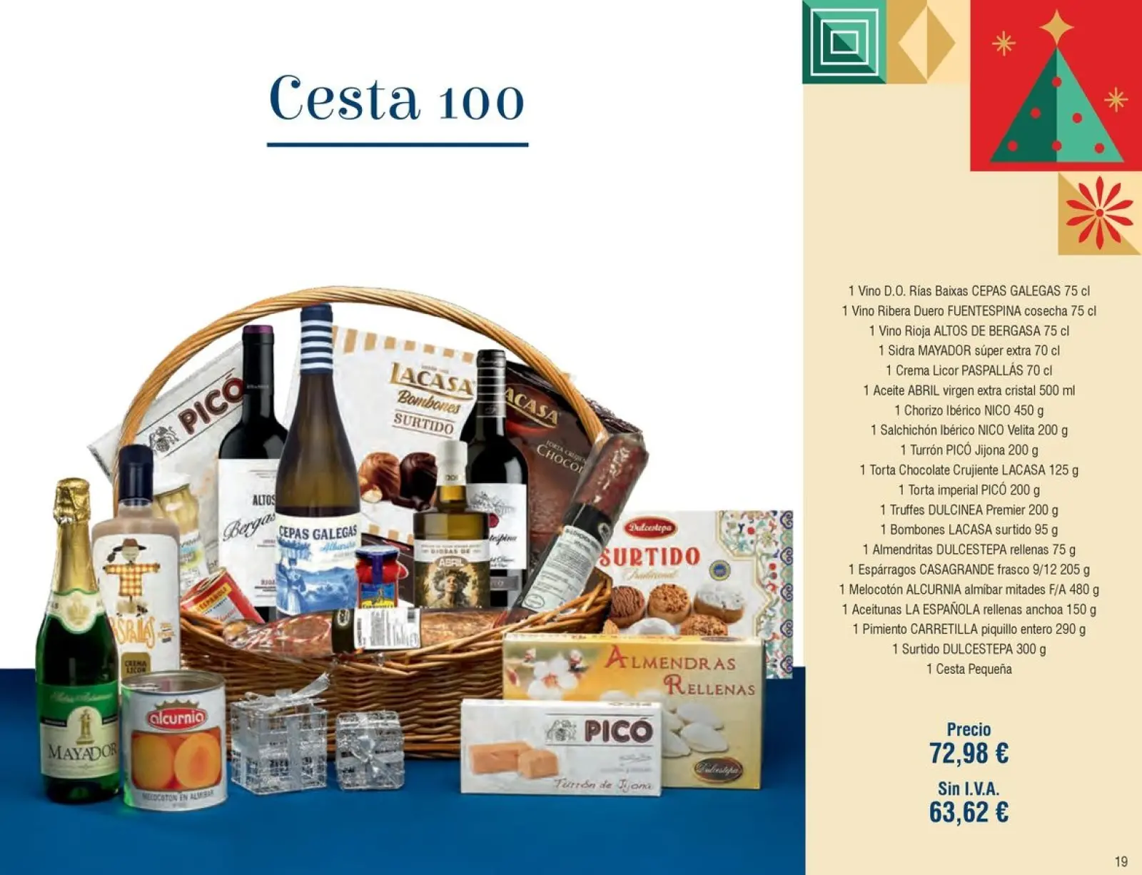 Page 19 dans Brochure des offres de Noël chez Froiz Espagne