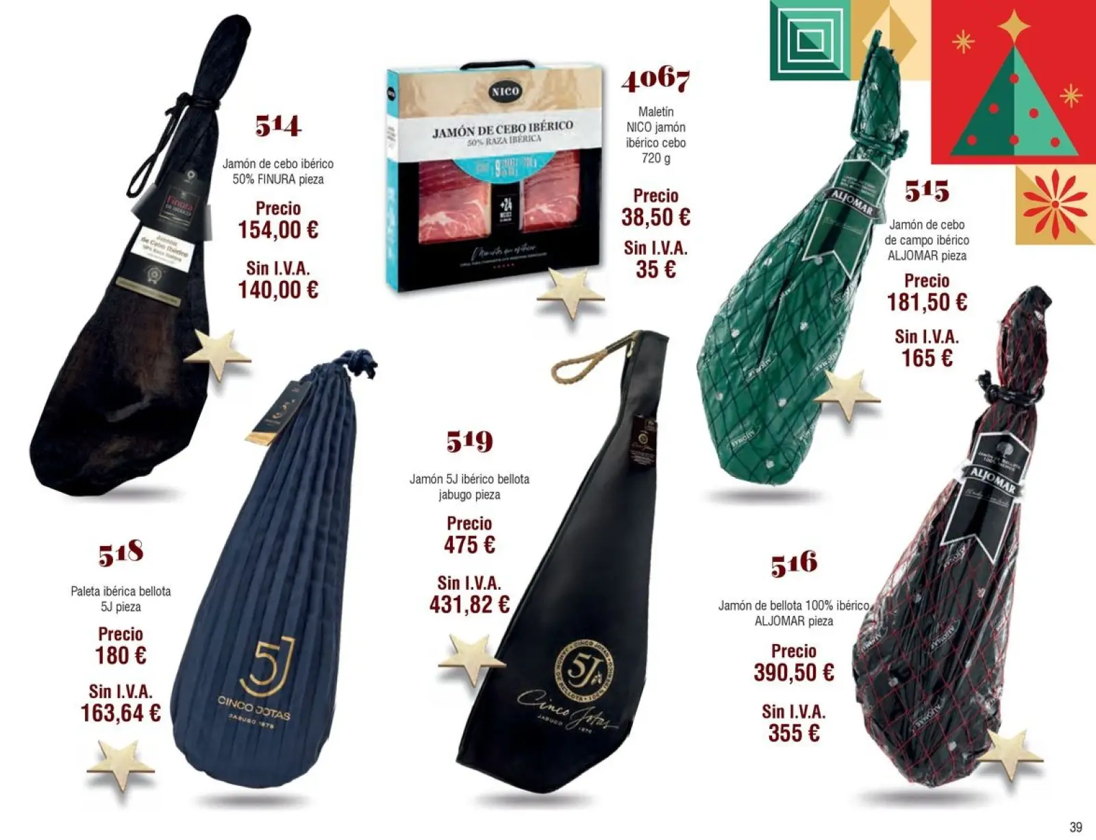 Page 39 dans Brochure des offres de Noël chez Froiz Espagne