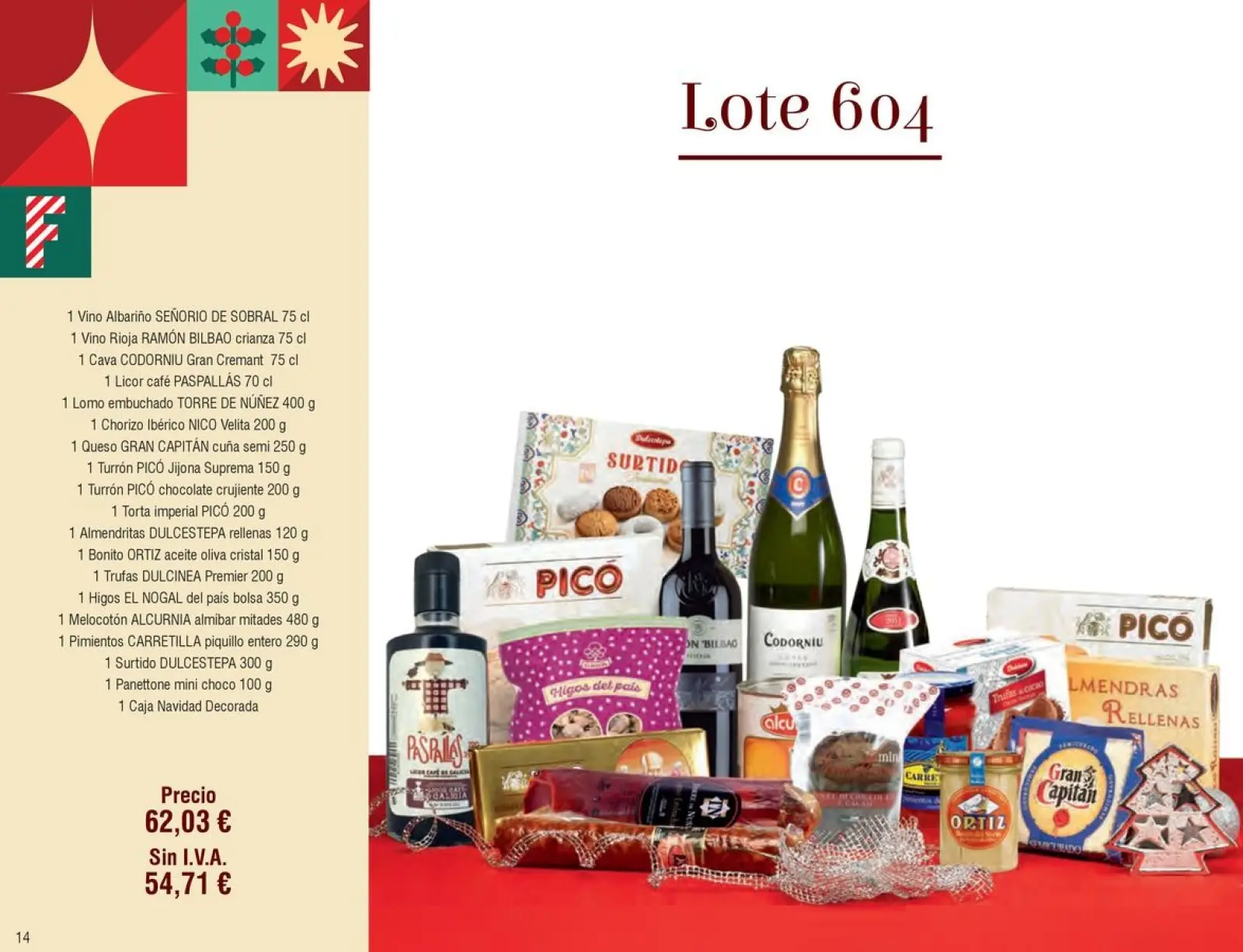 Page 14 dans Brochure des offres de Noël chez Froiz Espagne