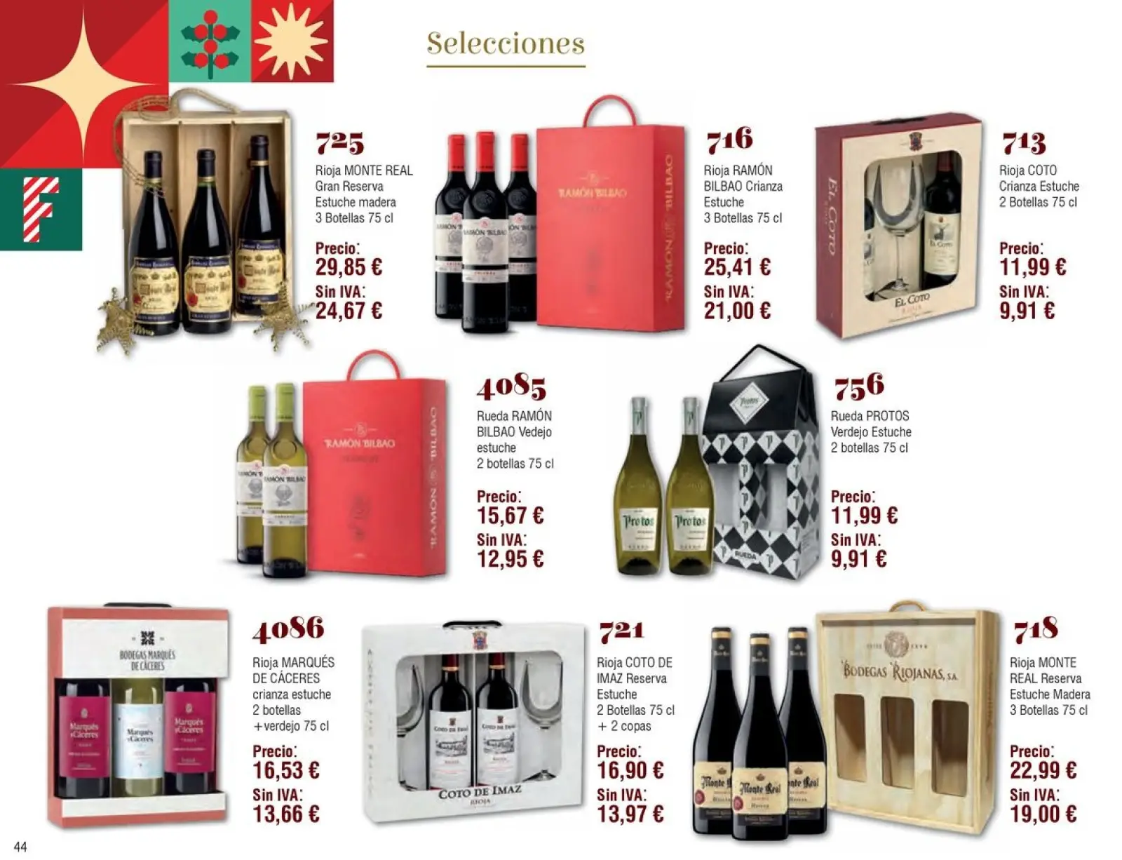 Page 44 dans Brochure des offres de Noël chez Froiz Espagne