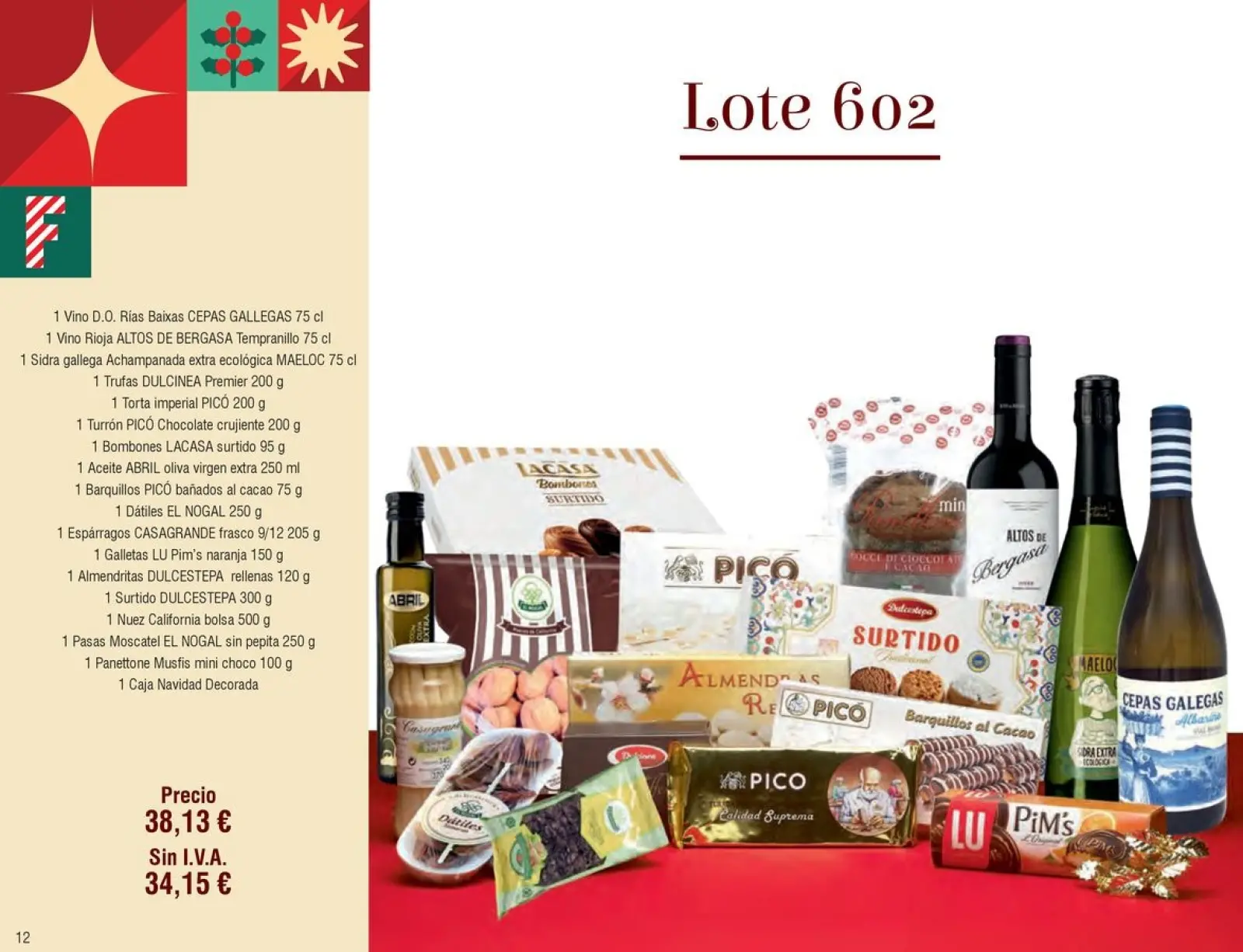 Page 12 dans Brochure des offres de Noël chez Froiz Espagne