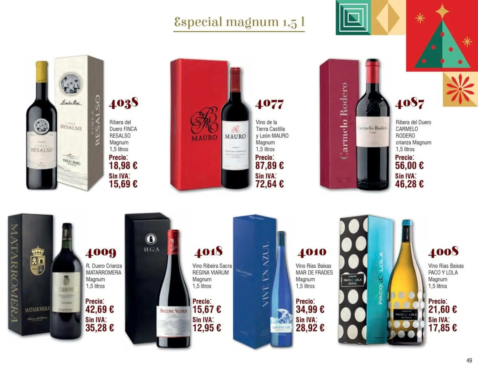 Page 49 dans Brochure des offres de Noël chez Froiz Espagne