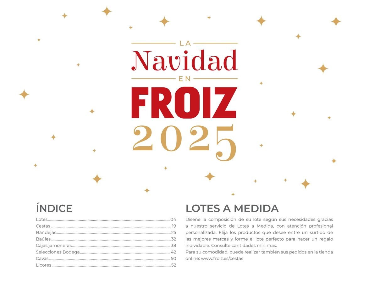 Ofertas de Froiz España de 17 octubre a 31 diciembre 2025 Folleto de ofertas Navidad