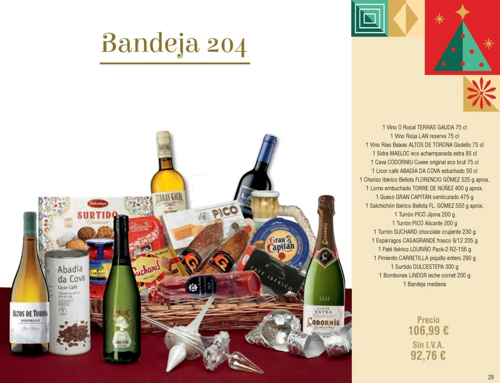 Page 29 dans Brochure des offres de Noël chez Froiz Espagne