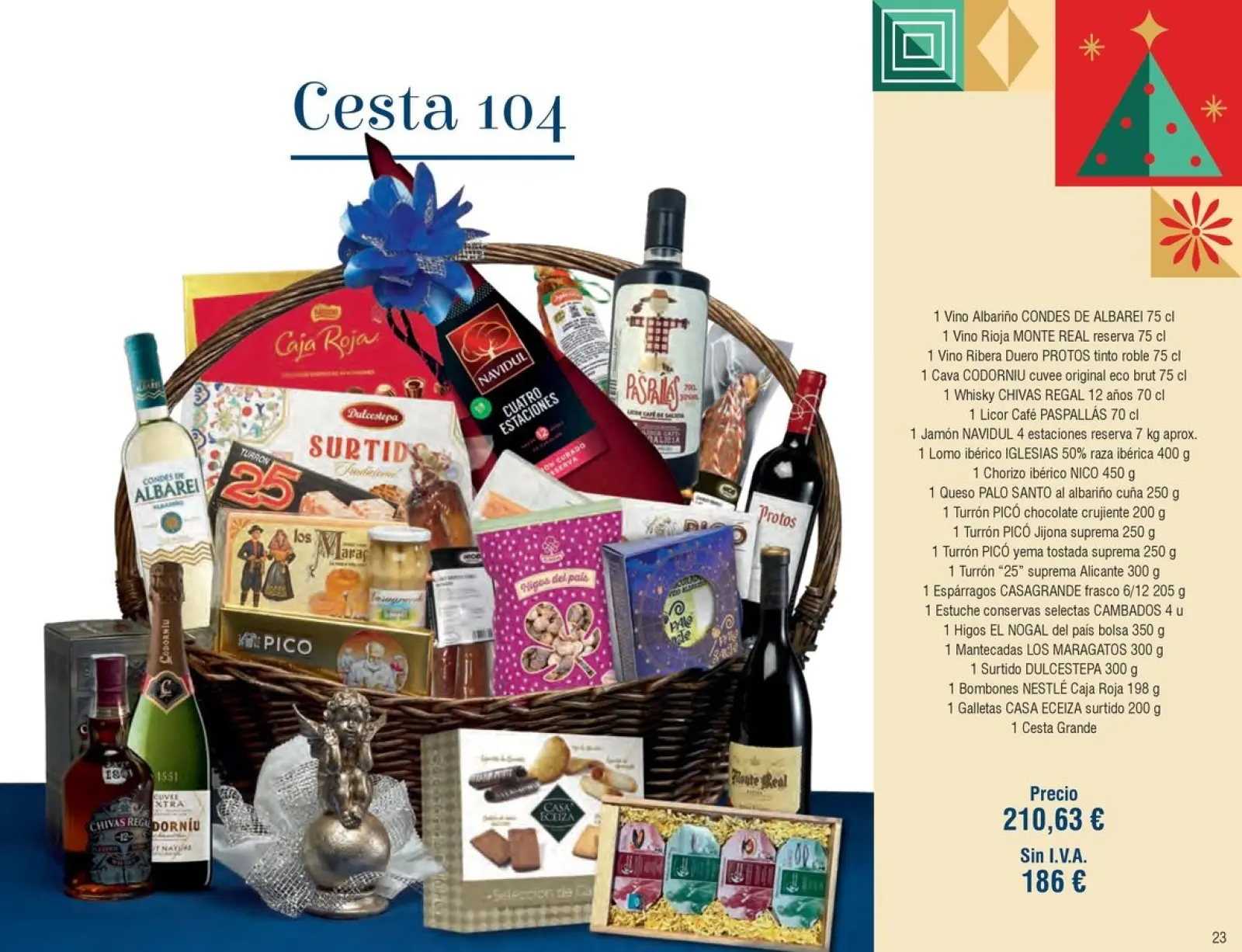 Page 23 dans Brochure des offres de Noël chez Froiz Espagne