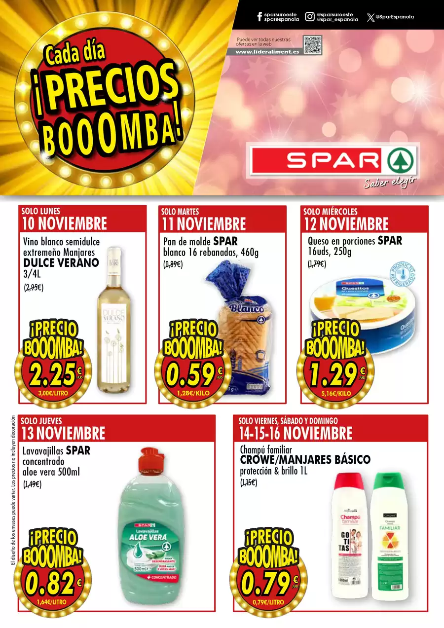 SPAR Spain Offers from 3 to 16 November 2025 New Deals