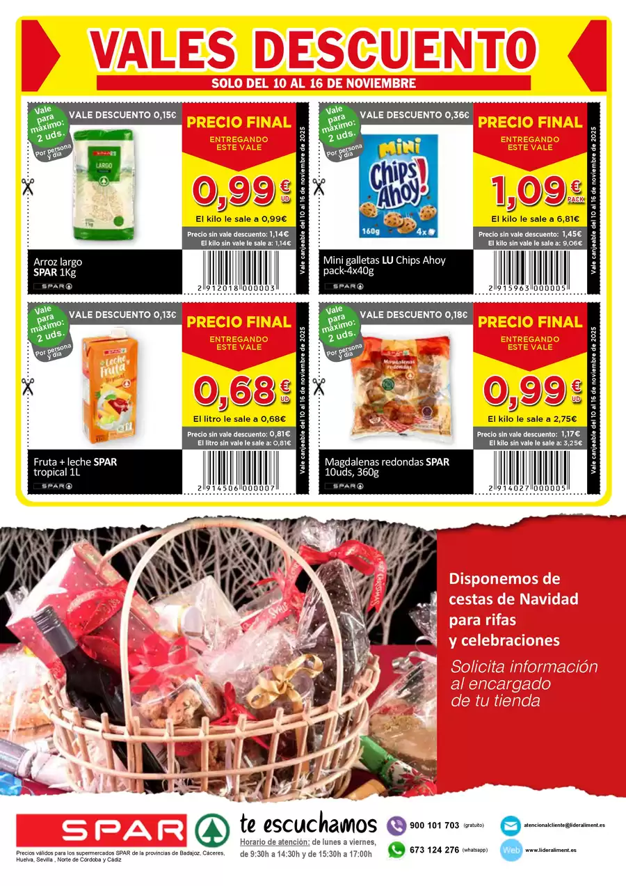 SPAR Spain Offers from 3 to 16 November 2025 New Deals