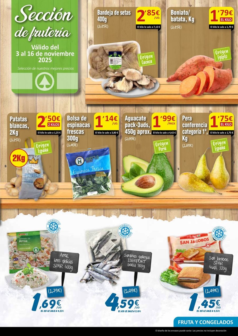 SPAR Spain Offers from 3 to 16 November 2025 New Deals