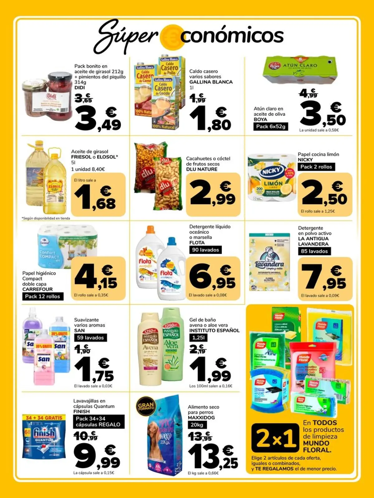 Page 3 dans Offres très économiques chez Supeco Espagne