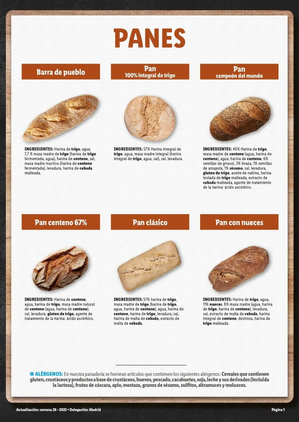 Page 1 dans Catalogue d'offres mensuelles chez Lidl Espagne