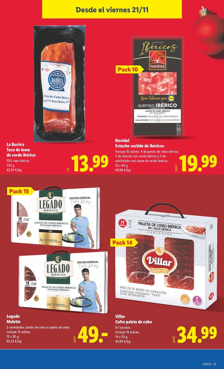 Lidl Spain Offers from 17 to 23 November 2025 Weekly offers