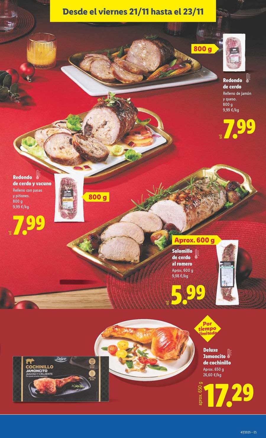 Lidl Spain Offers from 17 to 23 November 2025 Weekly offers