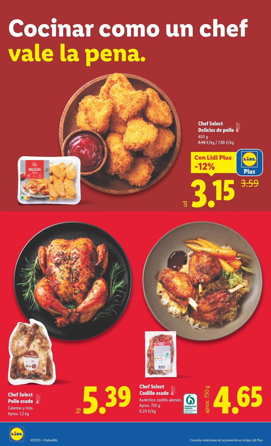 Lidl Spain Offers from 17 to 23 November 2025 Weekly offers