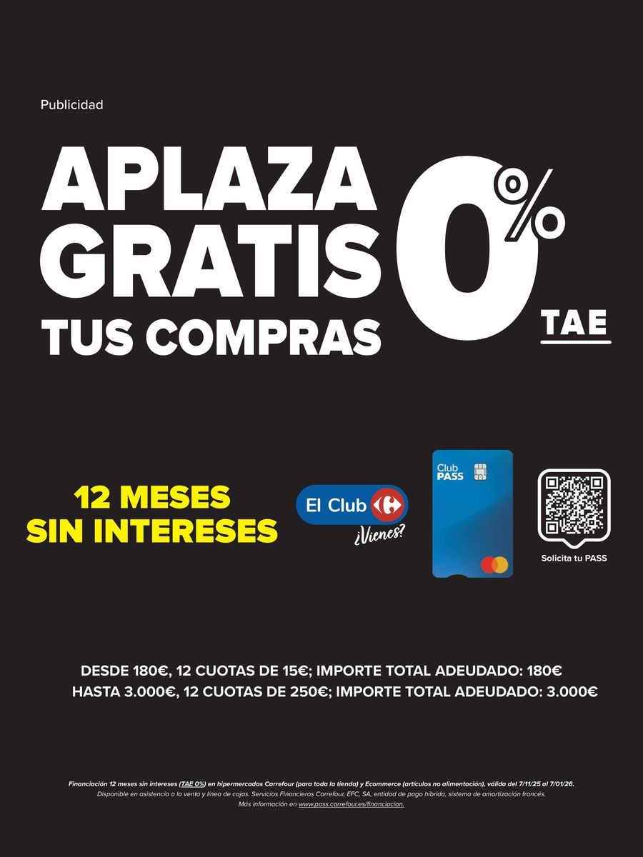 Carrefour Spain Offers from 12 to 19 November 2025 BLACK FRIDAY DEALS