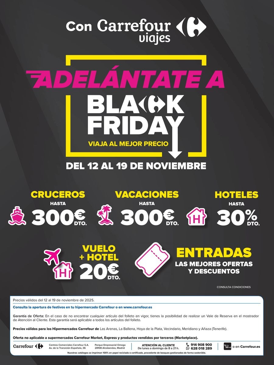 Carrefour Spain Offers from 12 to 19 November 2025 BLACK FRIDAY DEALS
