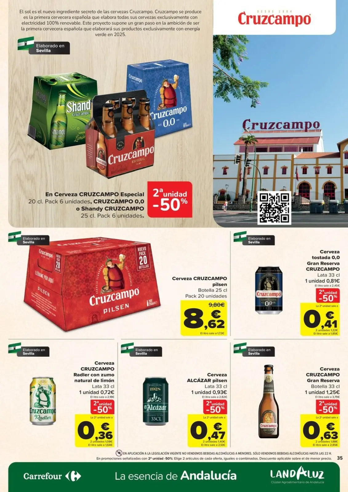 Página 35 en Ofertas en artículos alimenticios locales, dulces, bebidas en Carrefour España