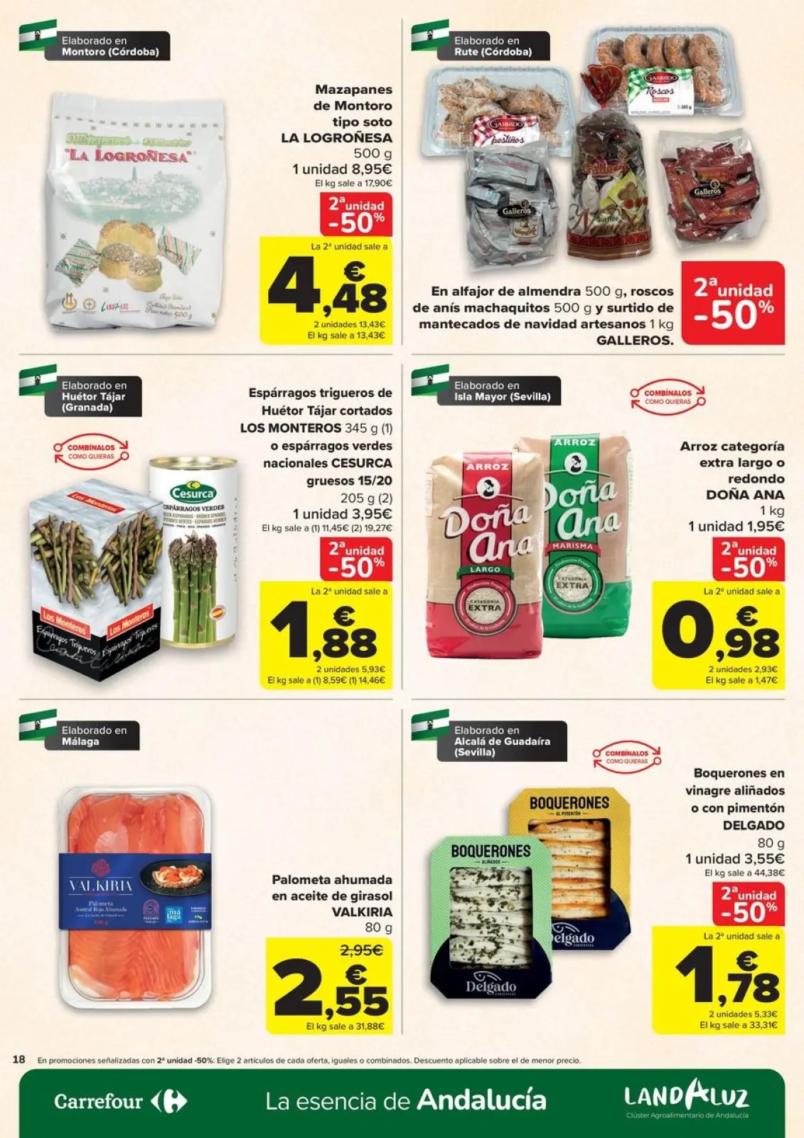 Página 18 en Ofertas en artículos alimenticios locales, dulces, bebidas en Carrefour España