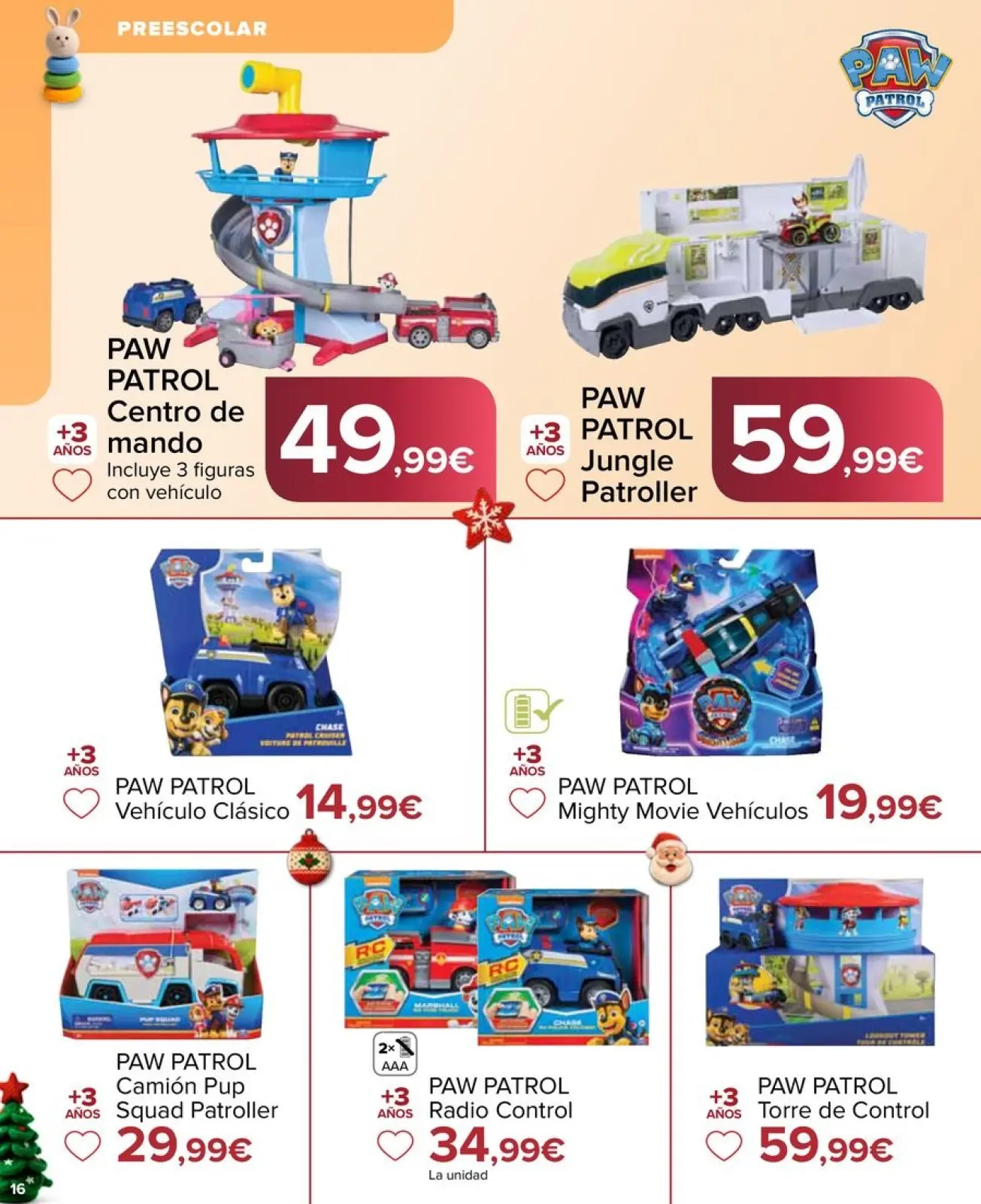 Página 16 en Ofertas del folleto de juguetes en Carrefour España