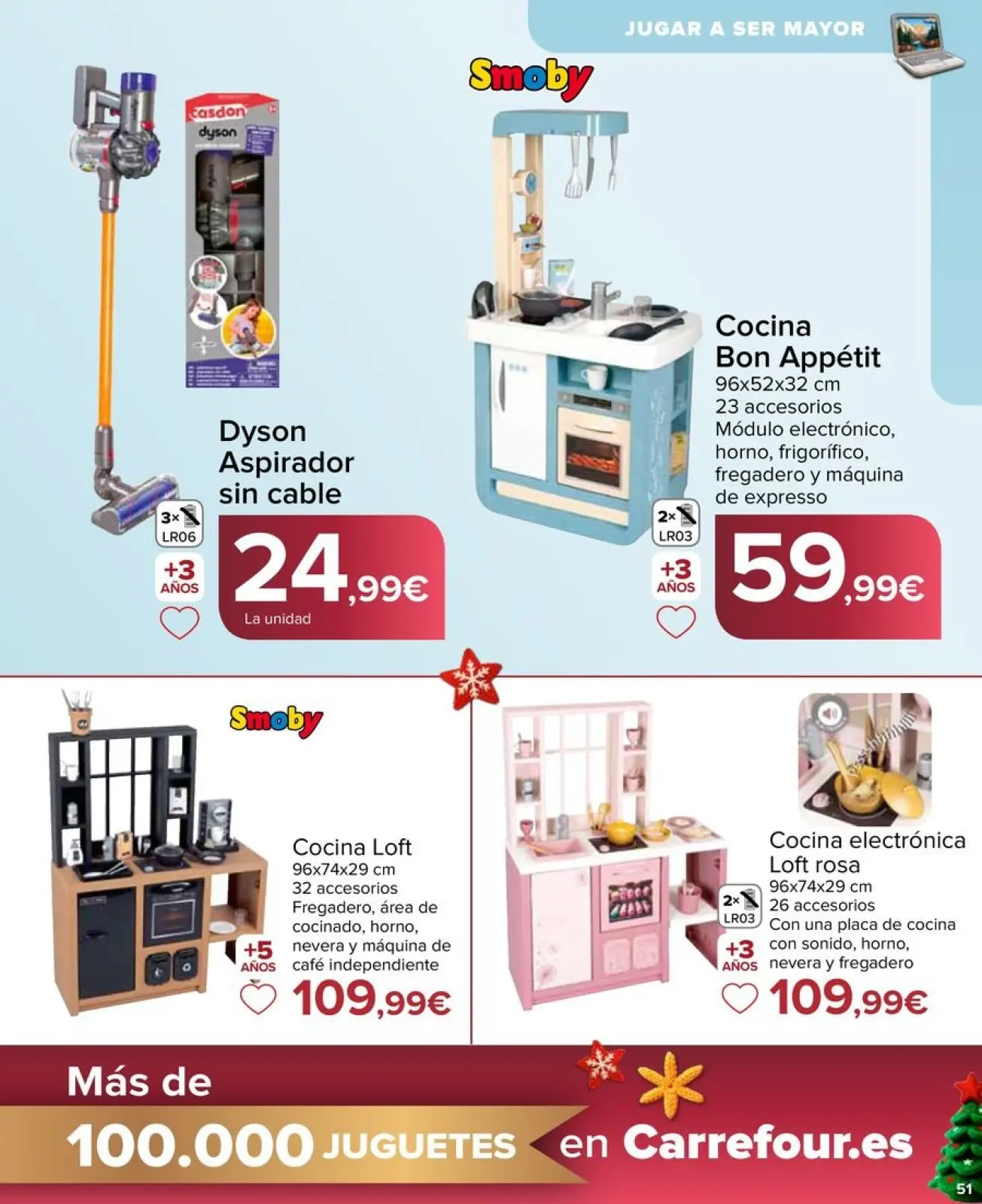 Página 51 en Ofertas del folleto de juguetes en Carrefour España