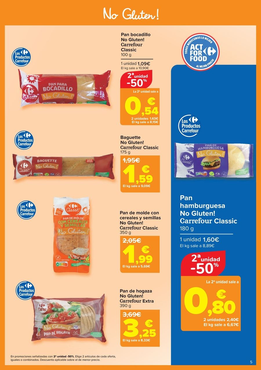 Carrefour Spain Offers from 12 to 24 November 2025 Gluten-free offers