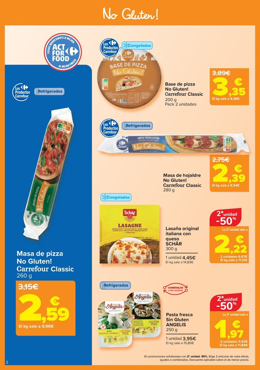 Carrefour Spain Offers from 12 to 24 November 2025 Gluten-free offers