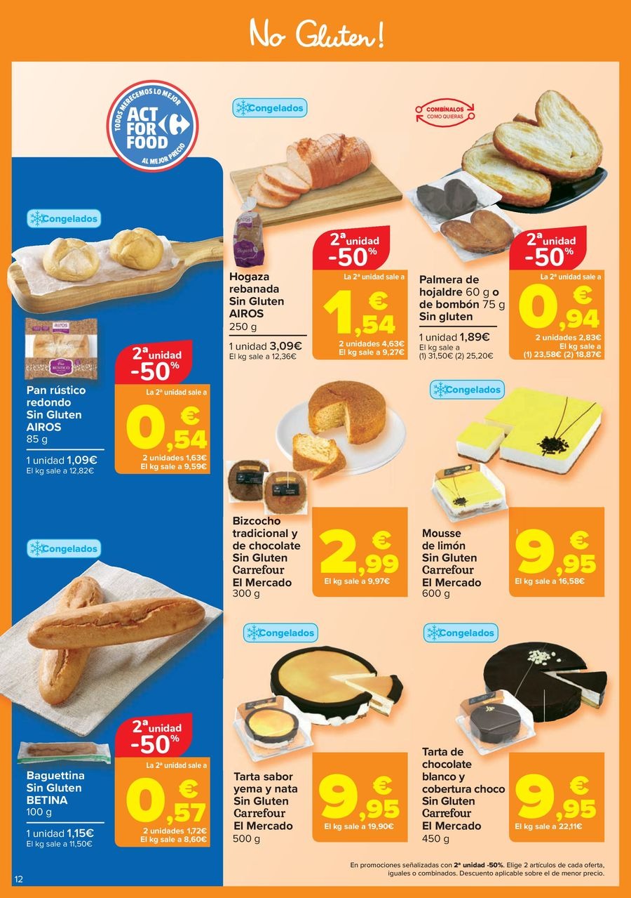 Carrefour Spain Offers from 12 to 24 November 2025 Gluten-free offers