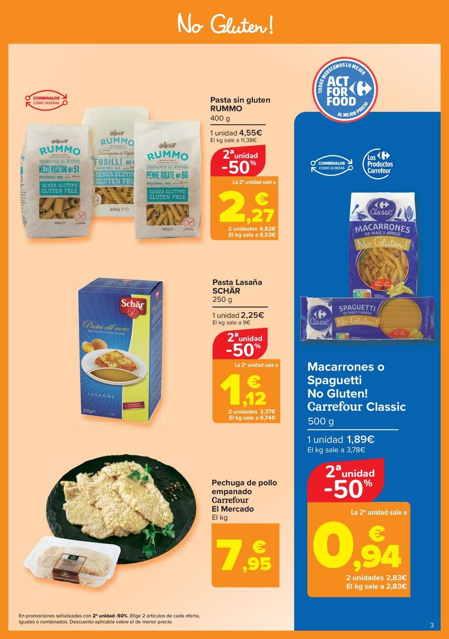 Carrefour Spain Offers from 12 to 24 November 2025 Gluten-free offers
