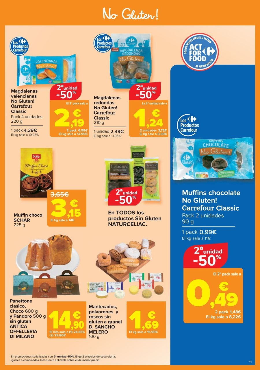Carrefour Spain Offers from 12 to 24 November 2025 Gluten-free offers