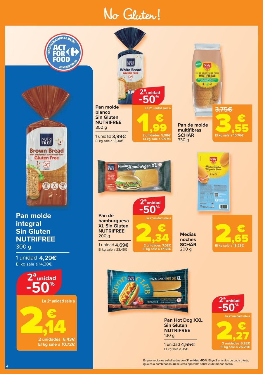 Carrefour Spain Offers from 12 to 24 November 2025 Gluten-free offers