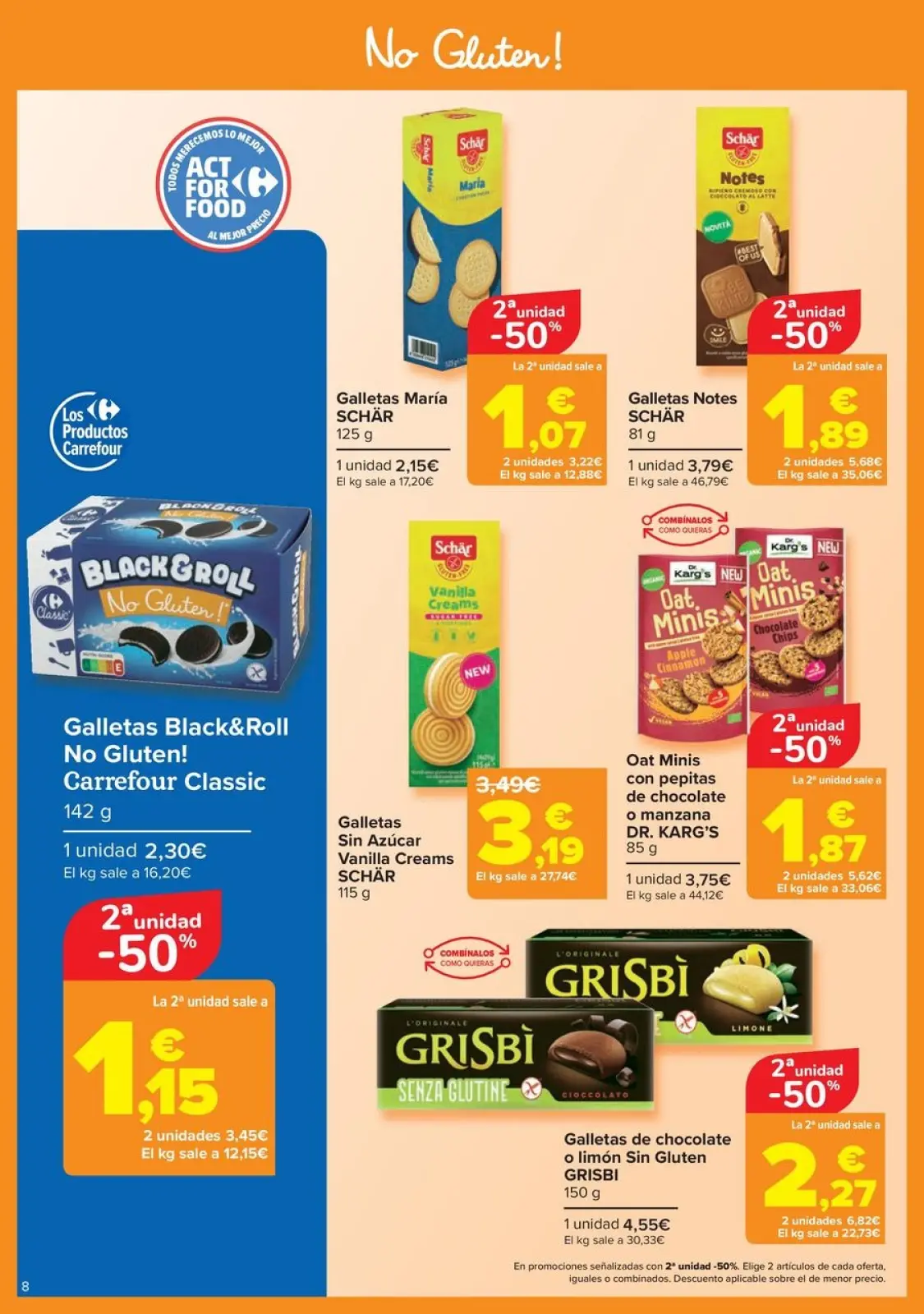 Página 8 en Ofertas sin gluten en Carrefour España