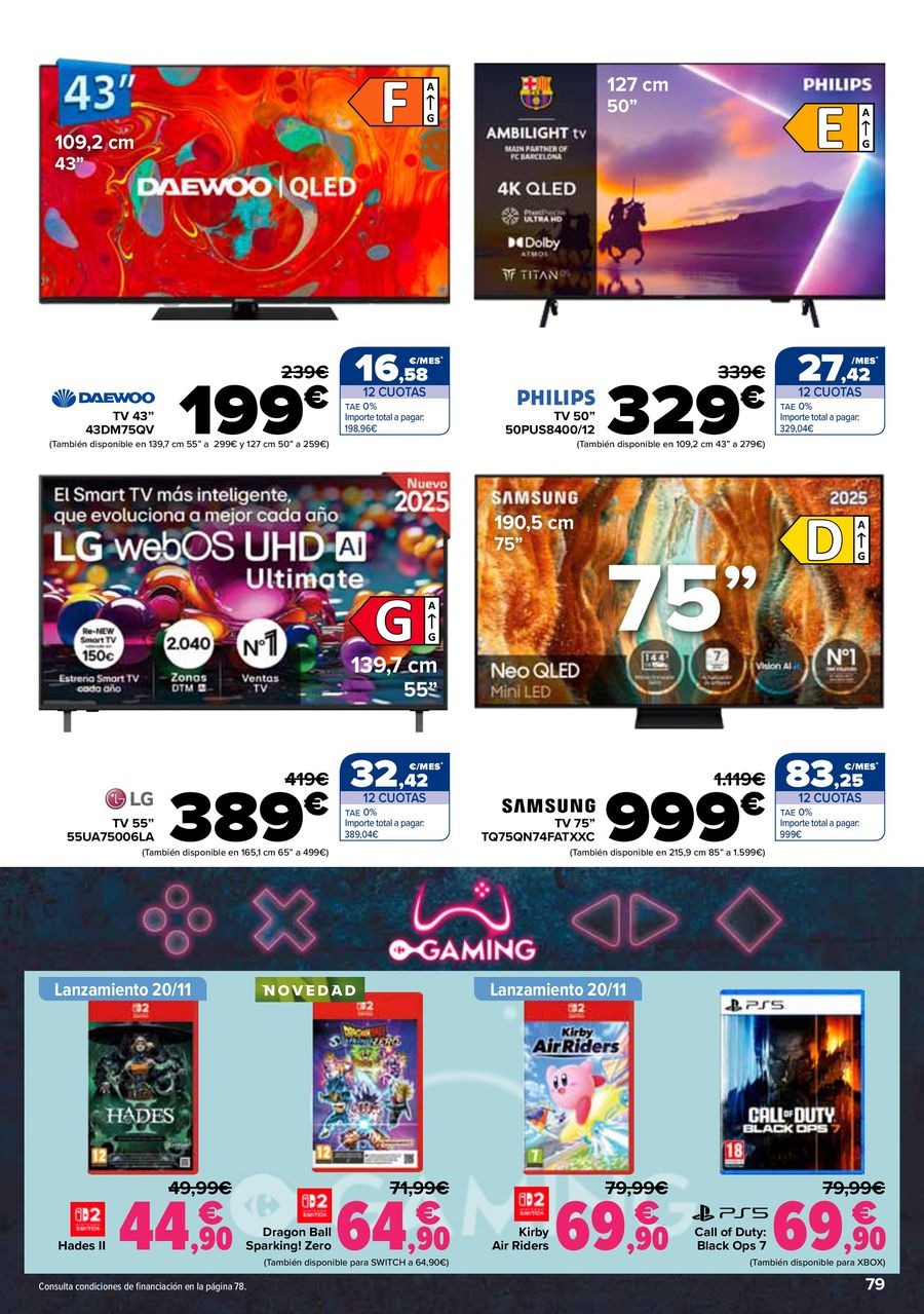 عروض كارفور إسبانيا من 14 حتى 24 نوفمبر 2025 عروض اكتساب نقاط النادي