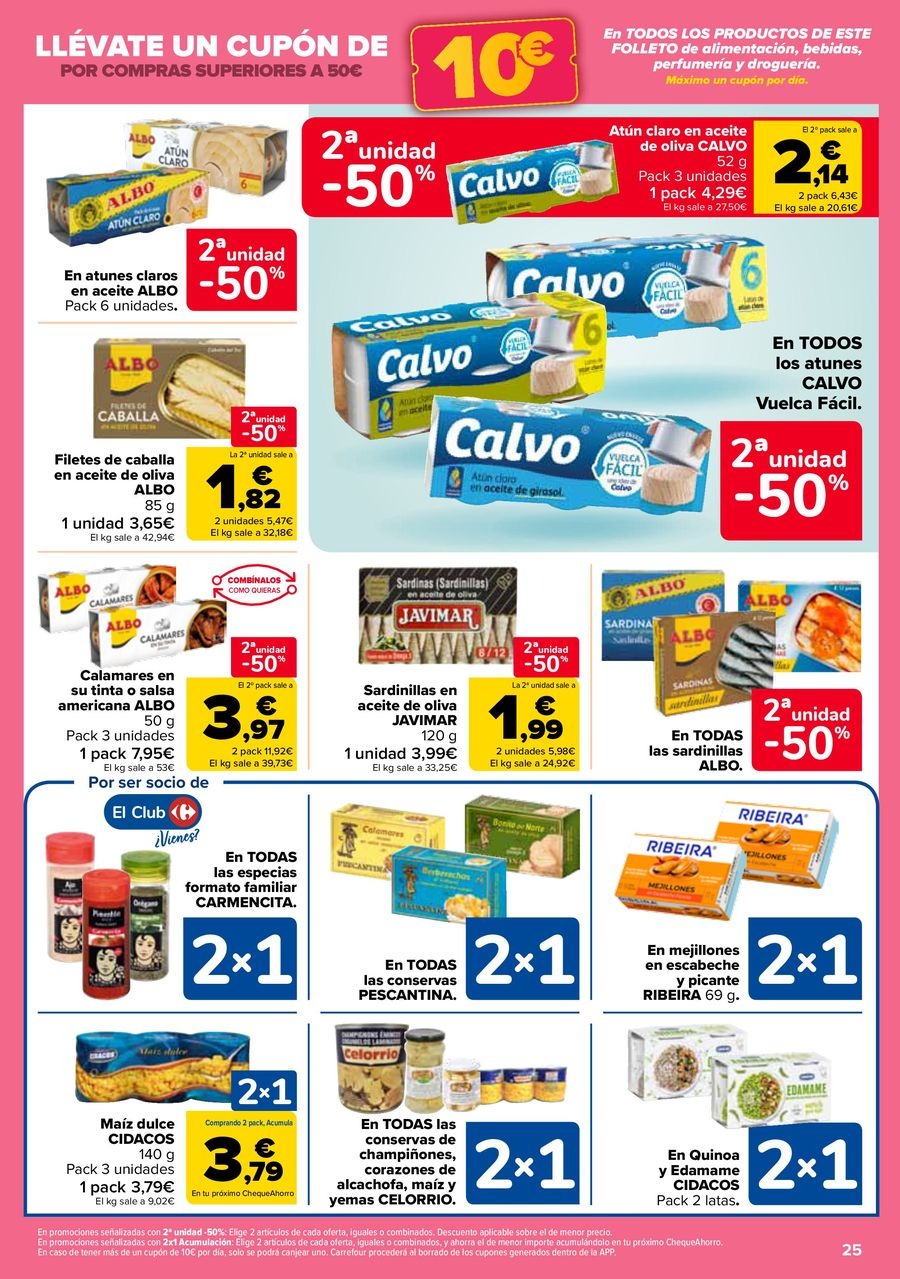 عروض كارفور إسبانيا من 14 حتى 24 نوفمبر 2025 عروض اكتساب نقاط النادي